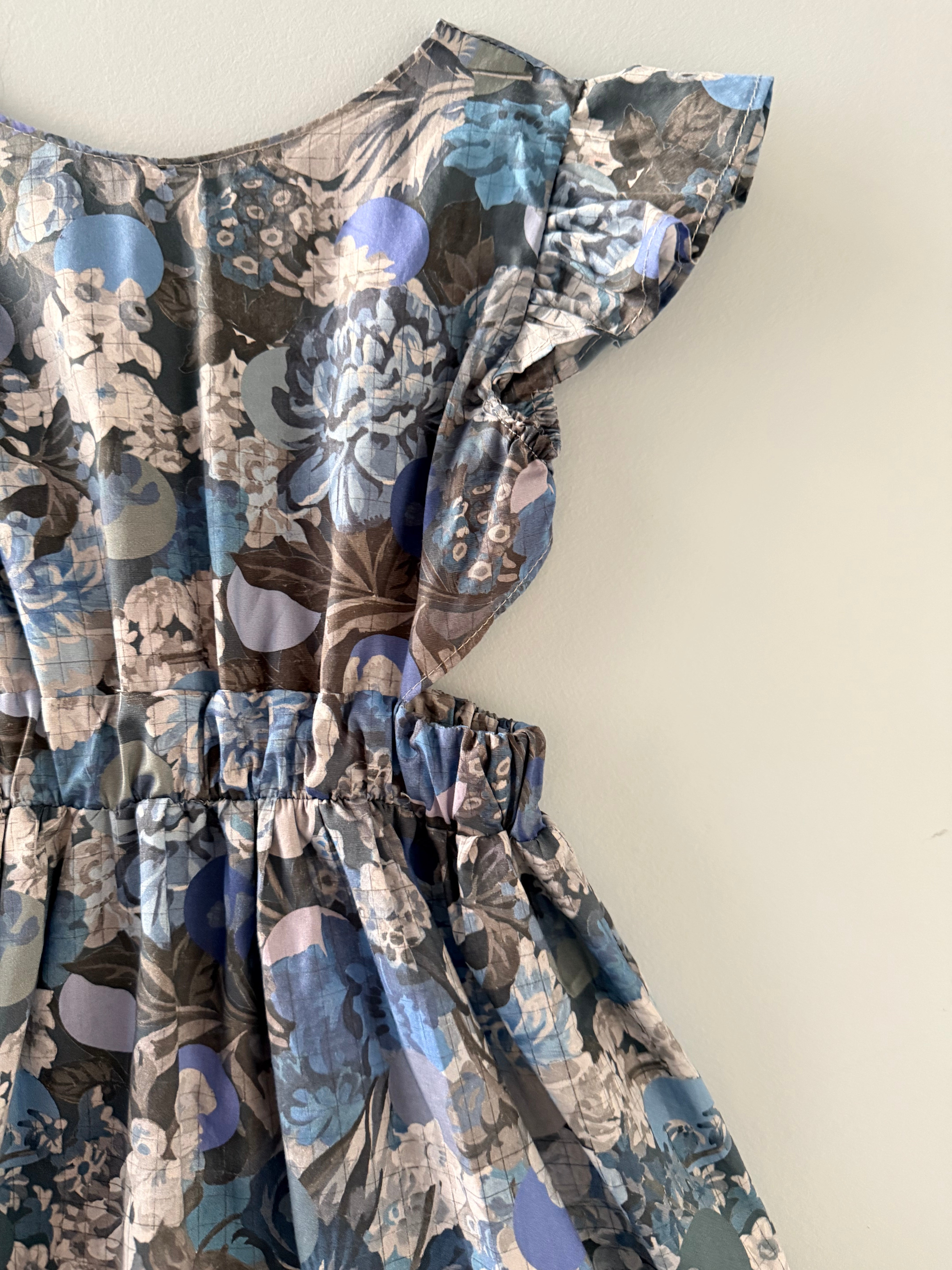 Vestido cerejeira azul