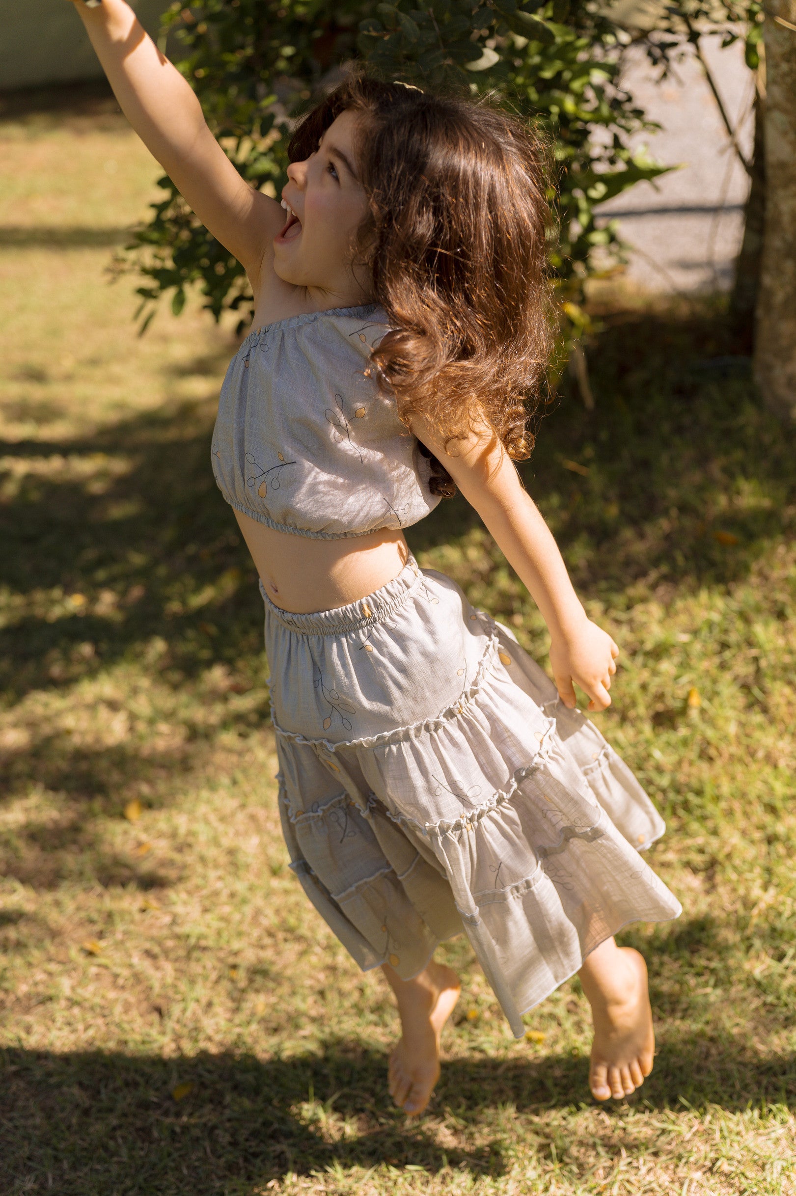 Conjunto saia e blusa “ orgânico “