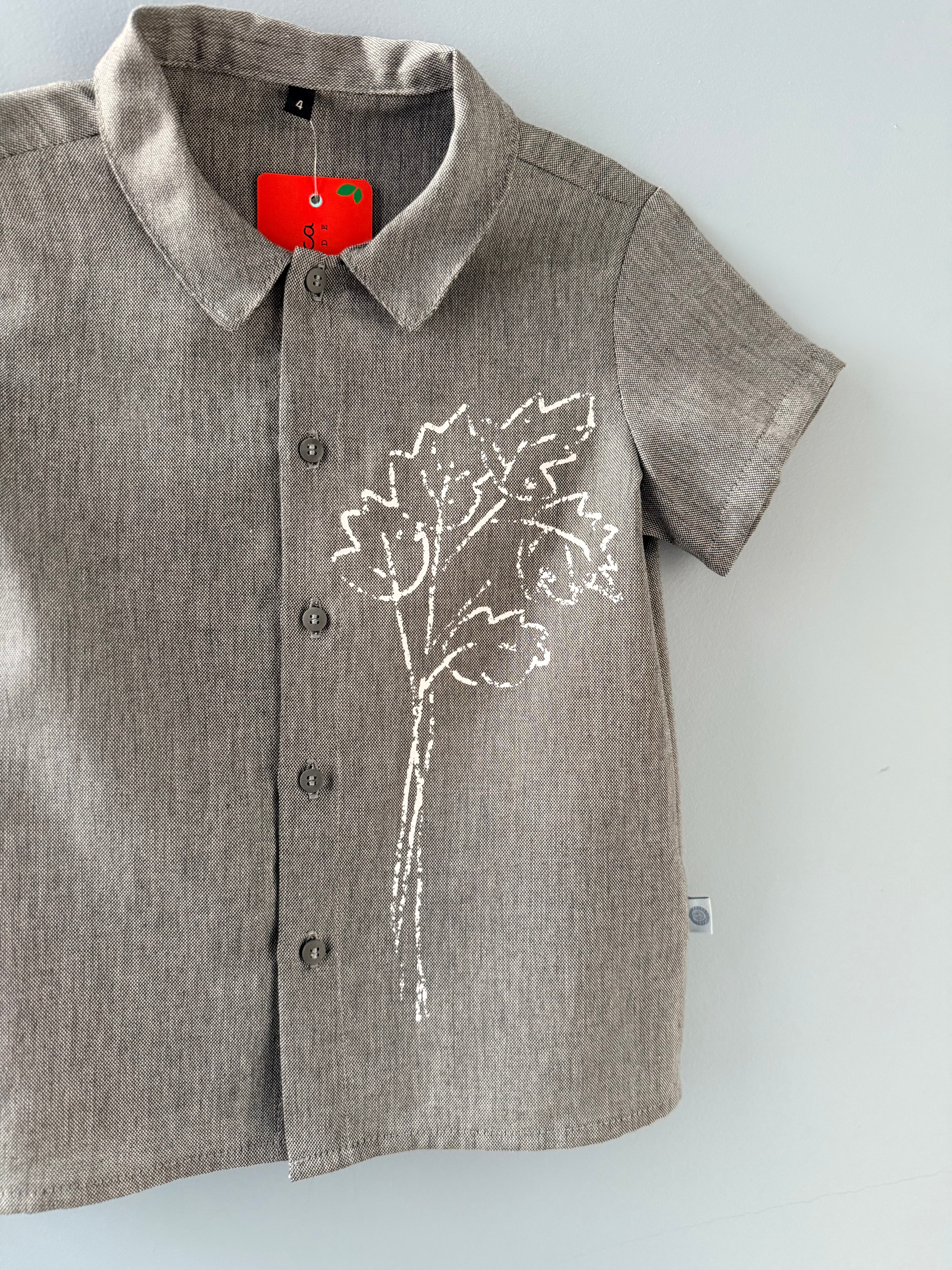 Camisa mescla com silk