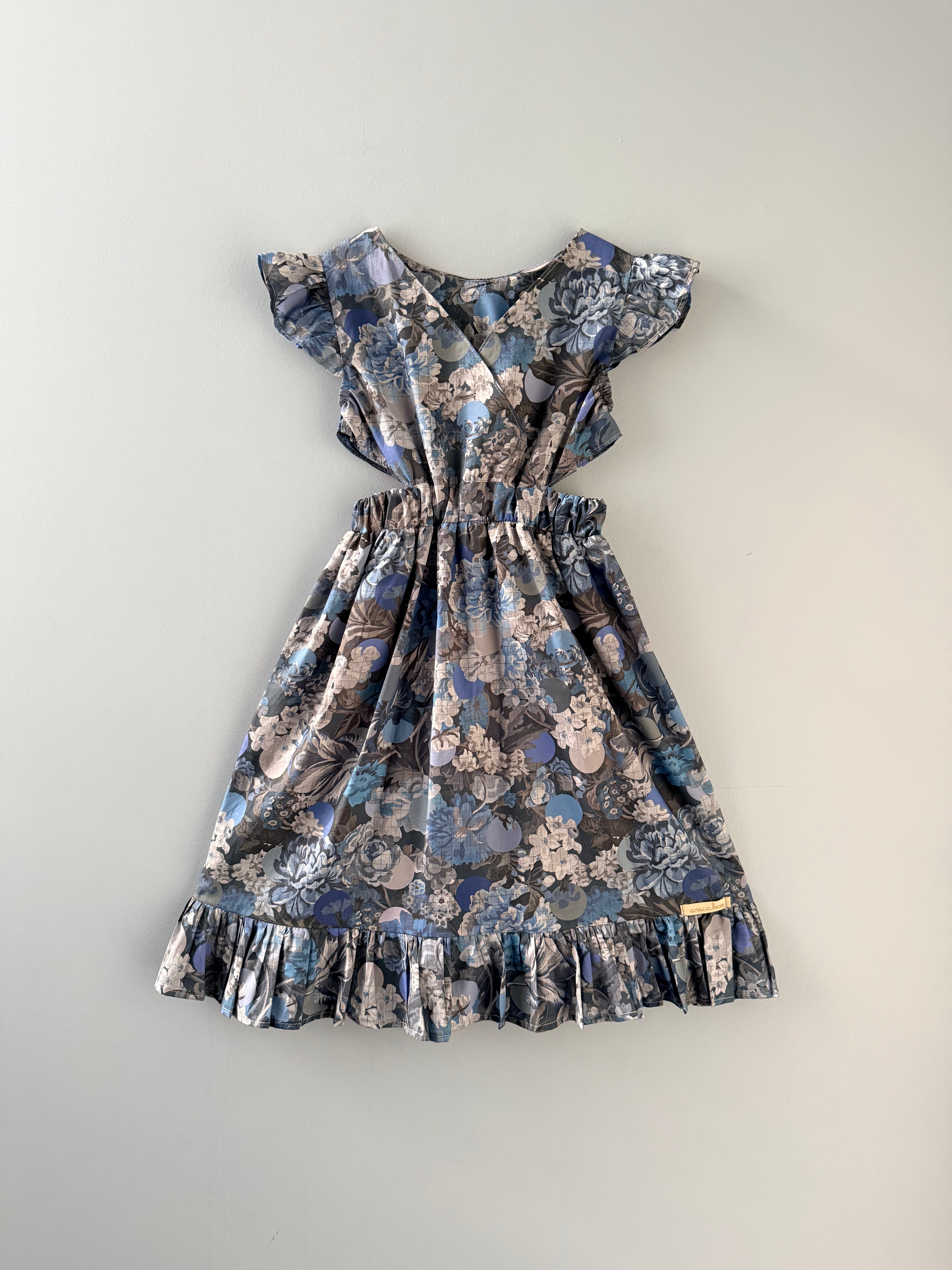 Vestido cerejeira azul