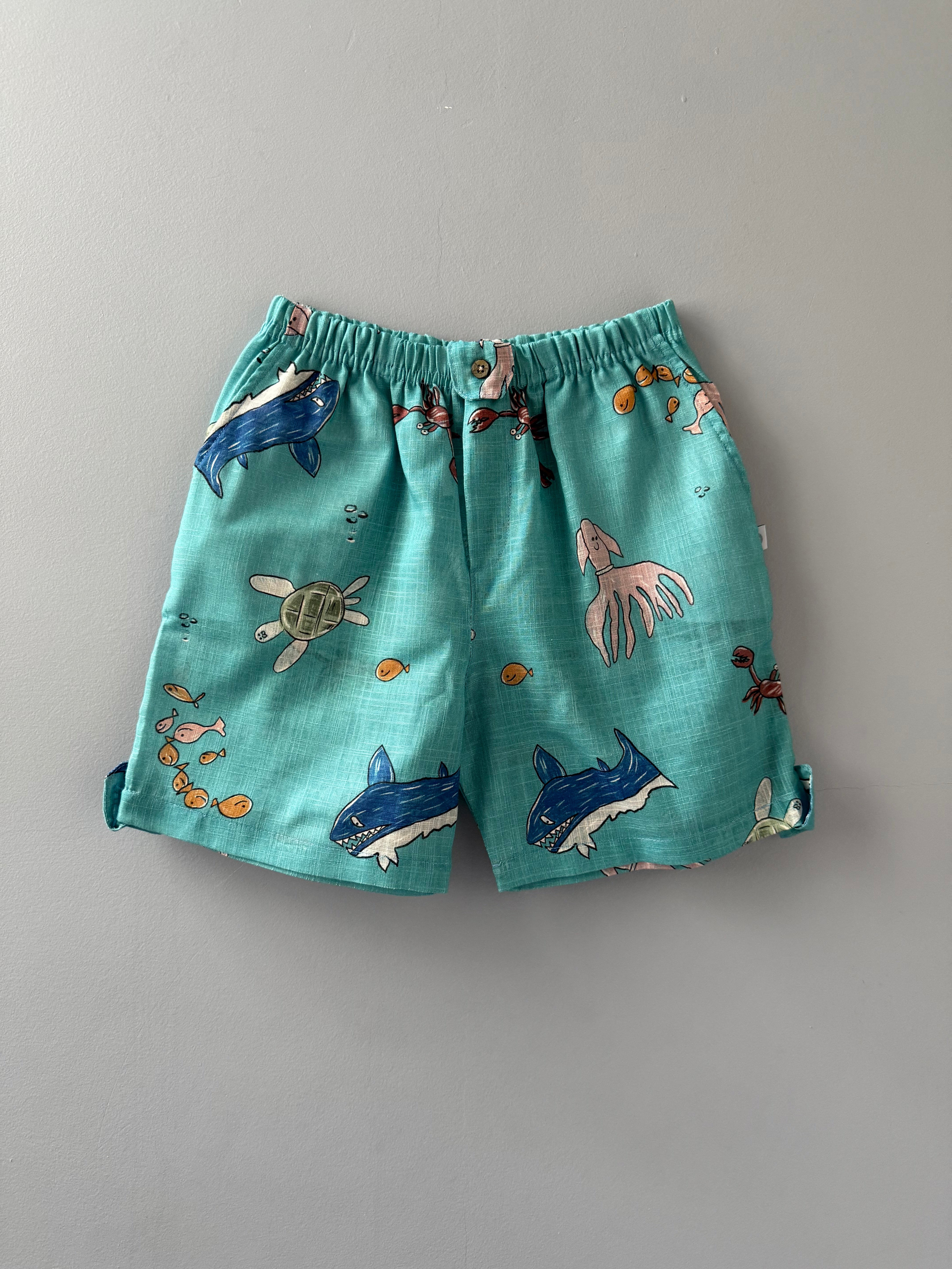 Shorts fundo do mar