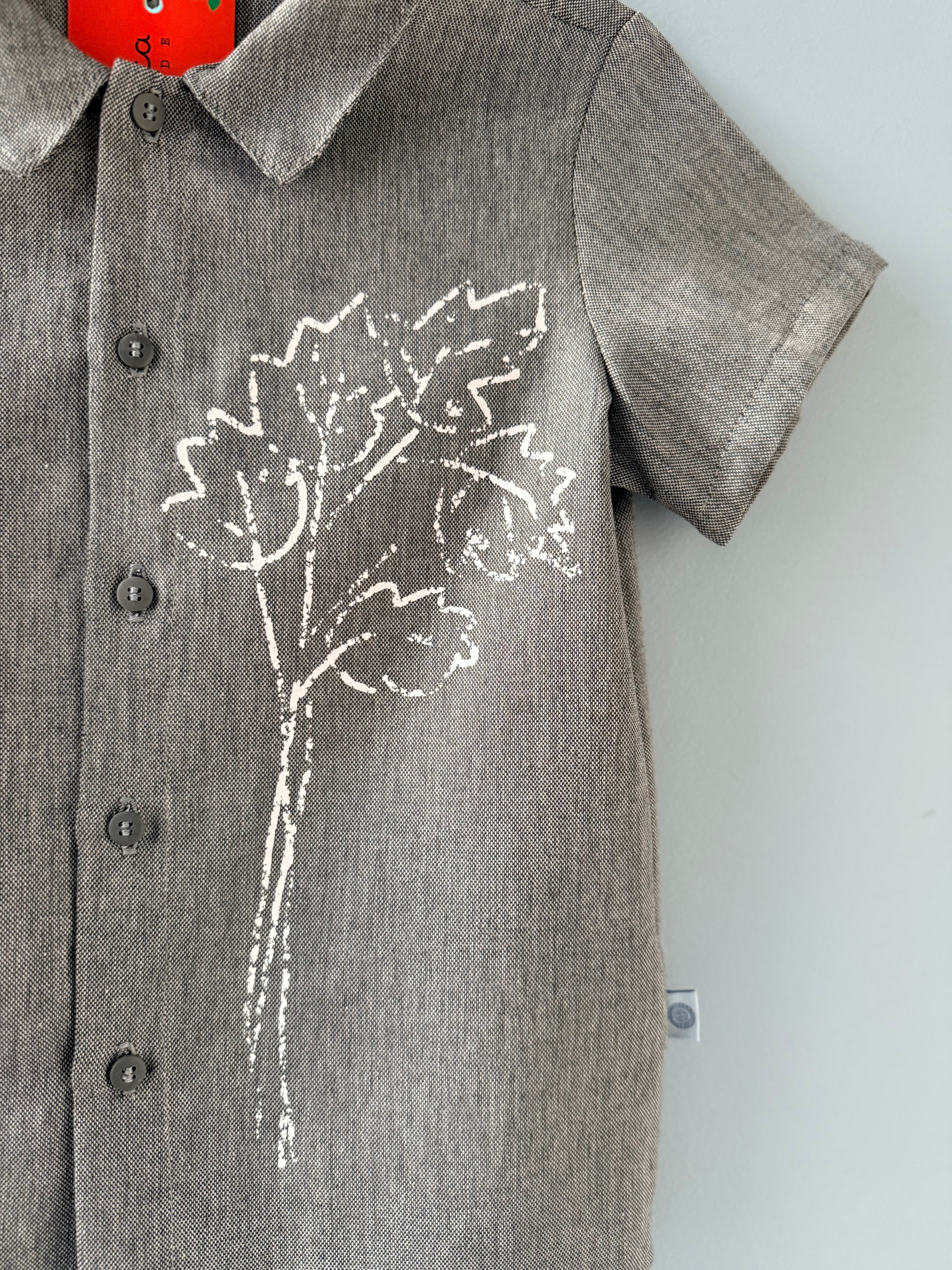 Camisa mescla com silk