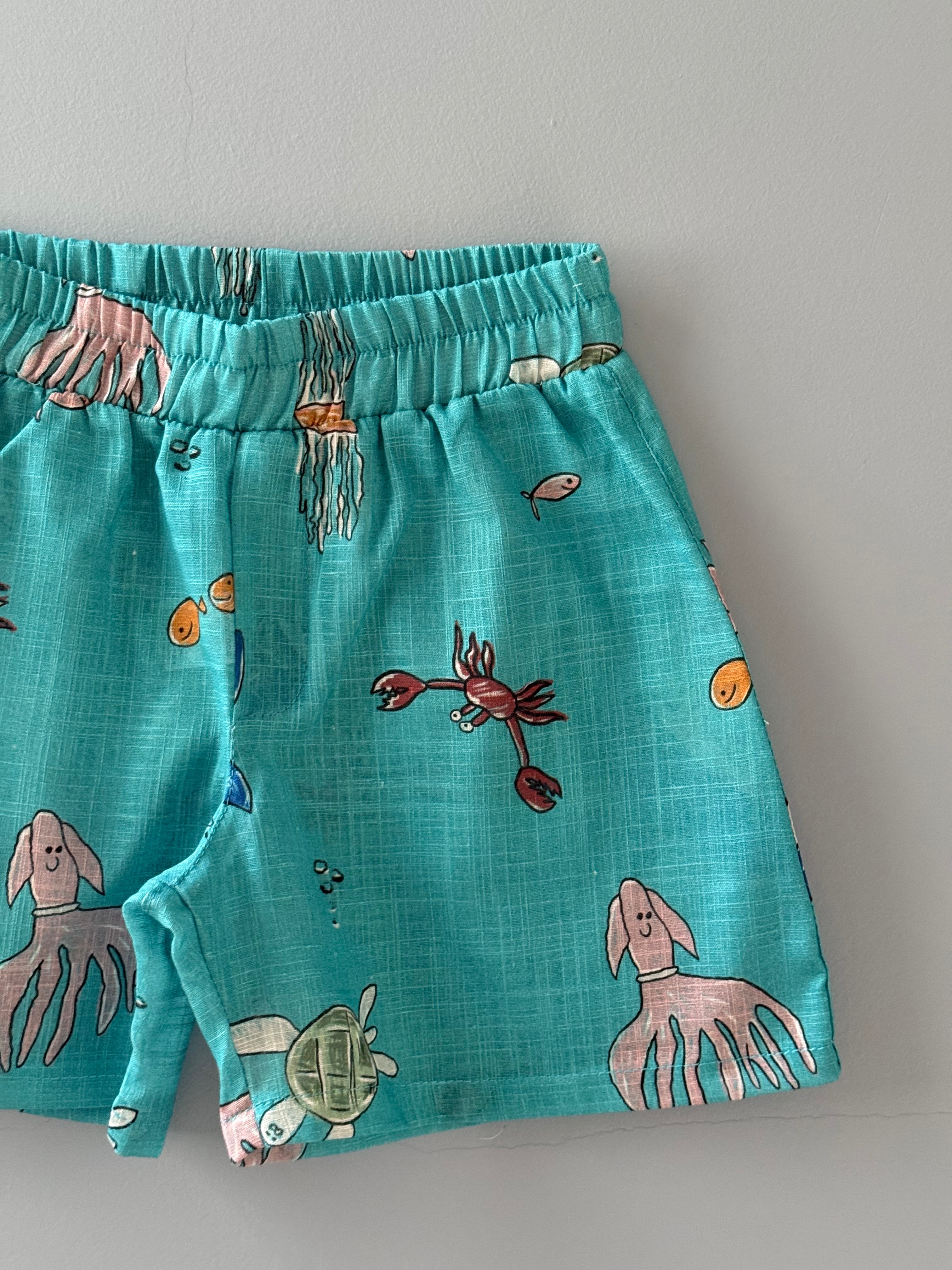 Conjunto fundo do mar