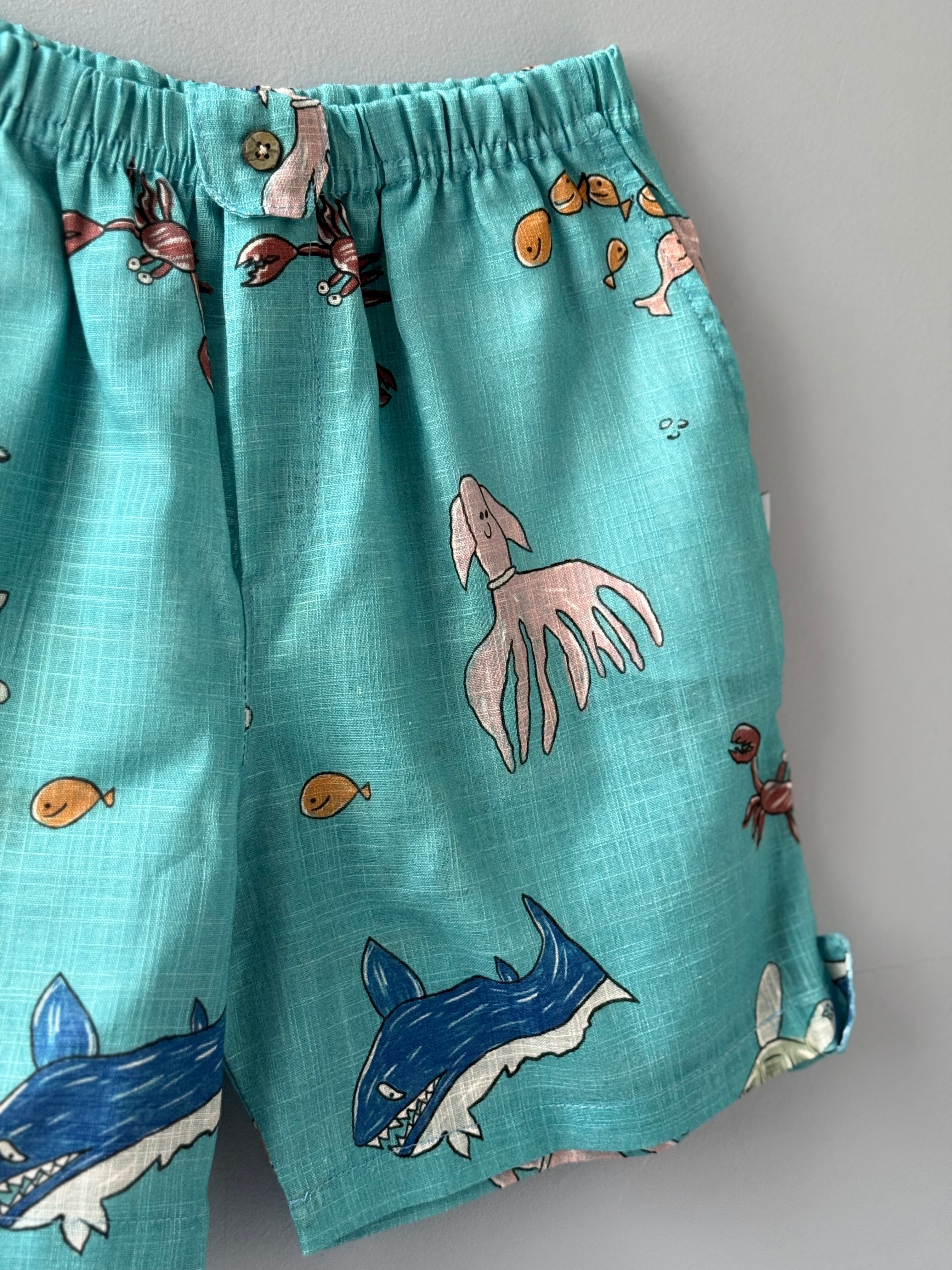 Shorts fundo do mar
