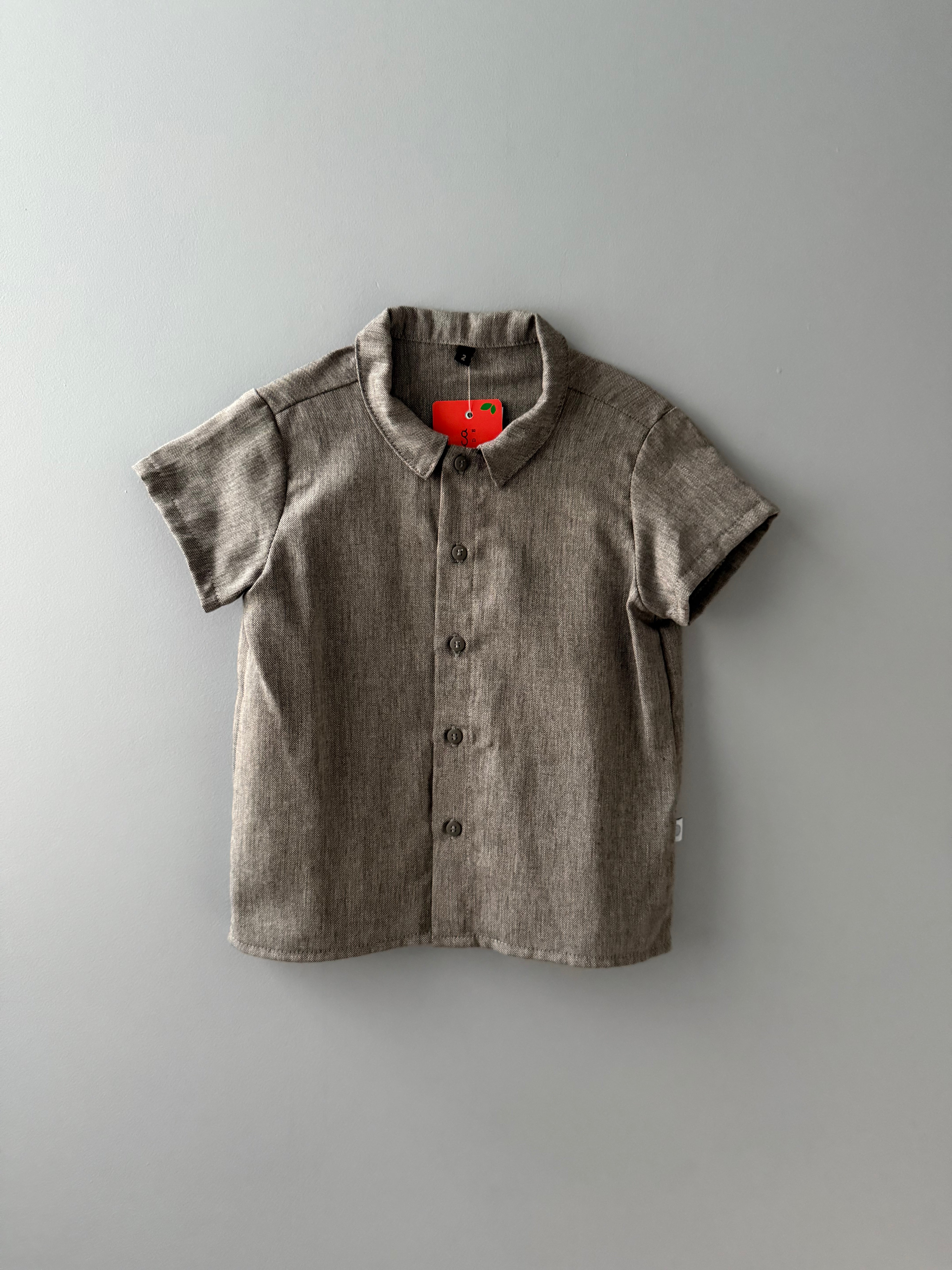 Camisa cinza mescla