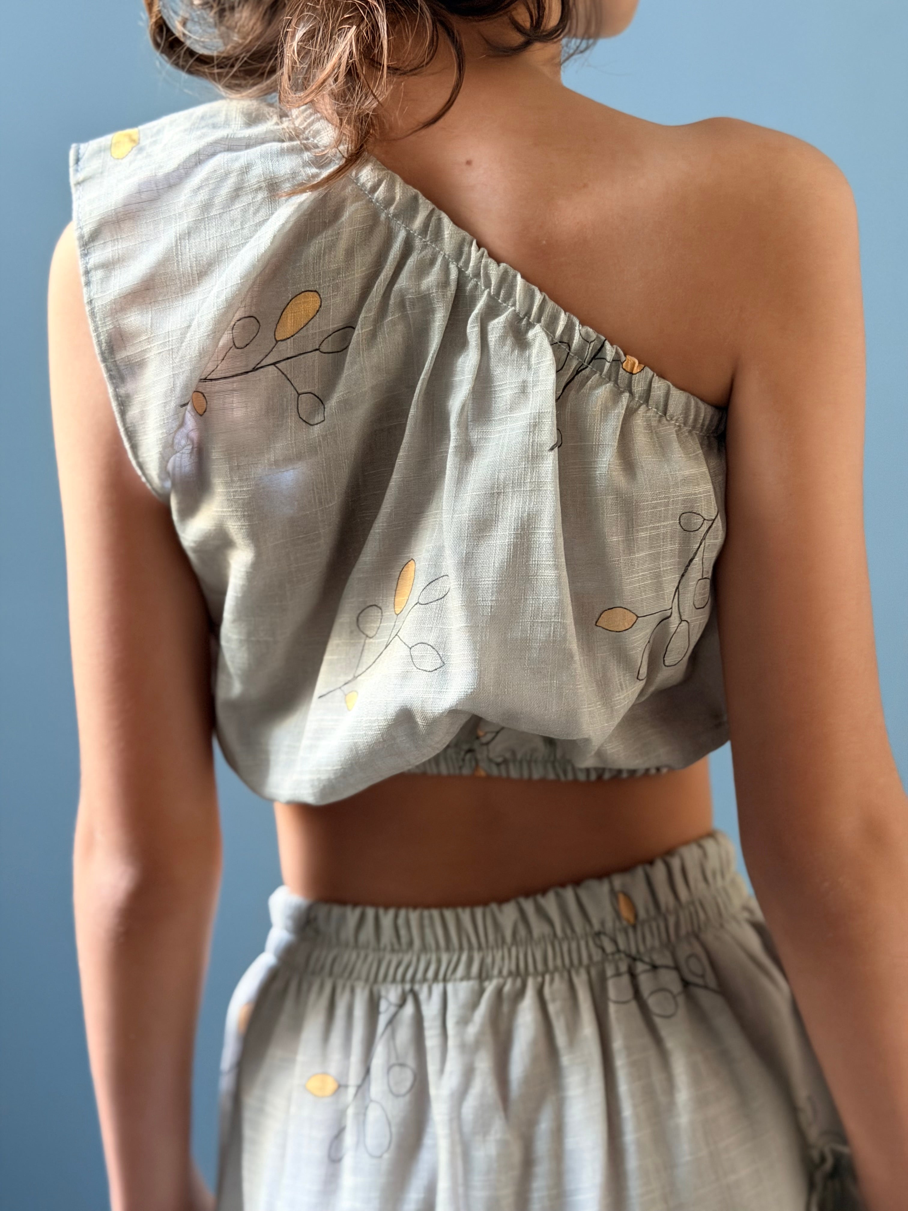 Conjunto saia e blusa “ orgânico “