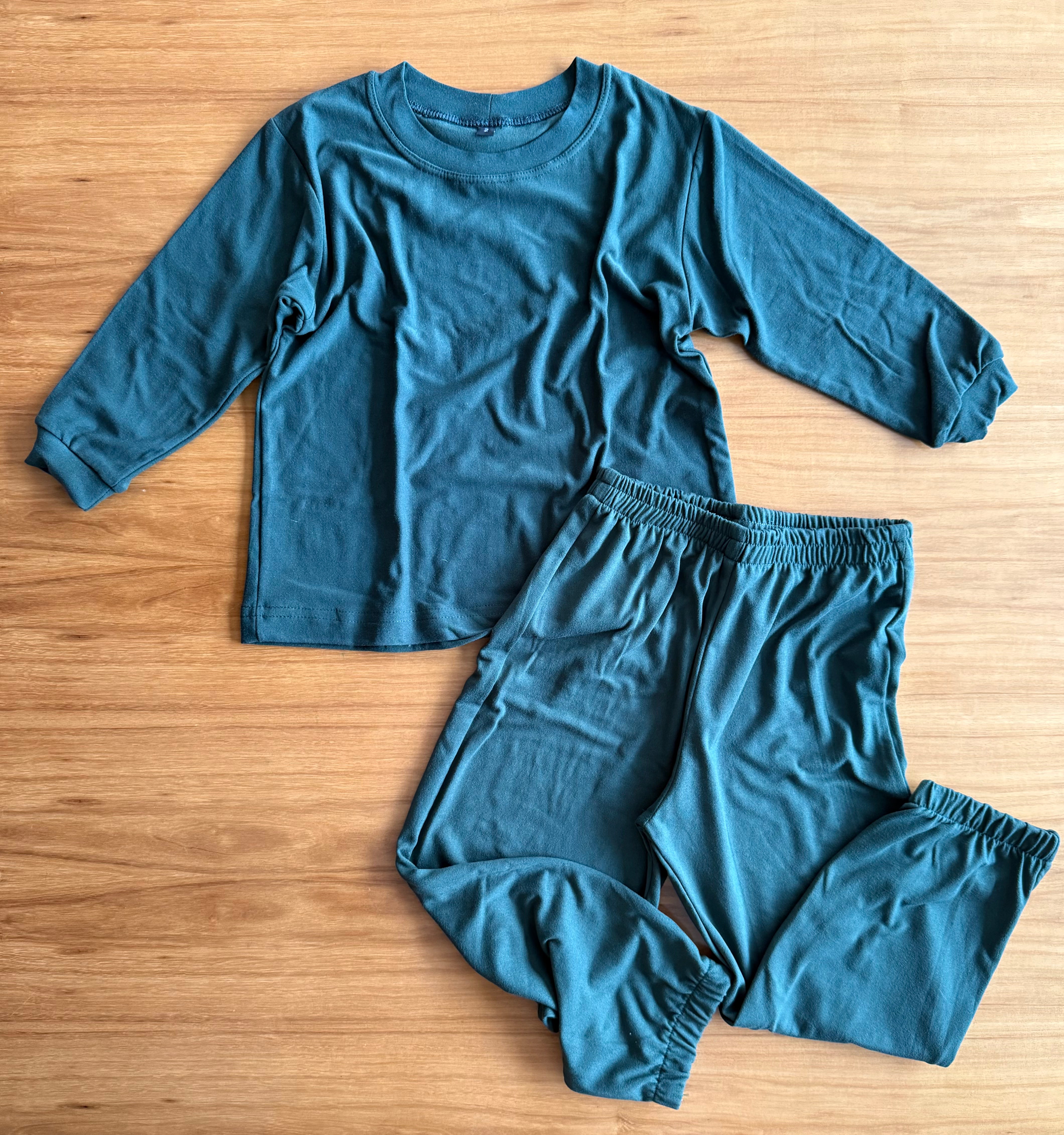 conjunto molinho verde taioba (manga longa + calça)